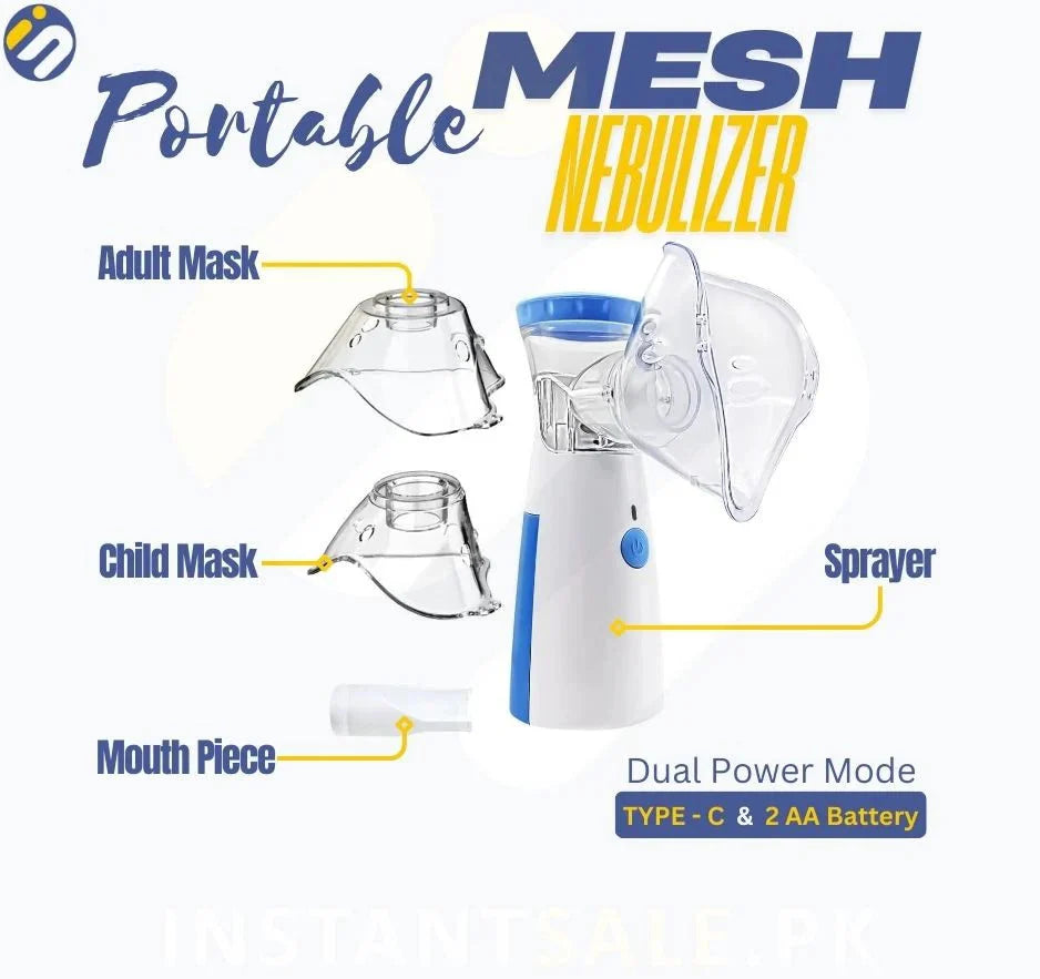 Portable Mesh Nebulizer Kit